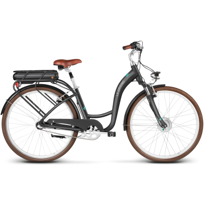Elektrický bicykel 28" Kross Le Grand eLille 1 D 3-prevodový 17" M Grafitovo-modrý, lesklý